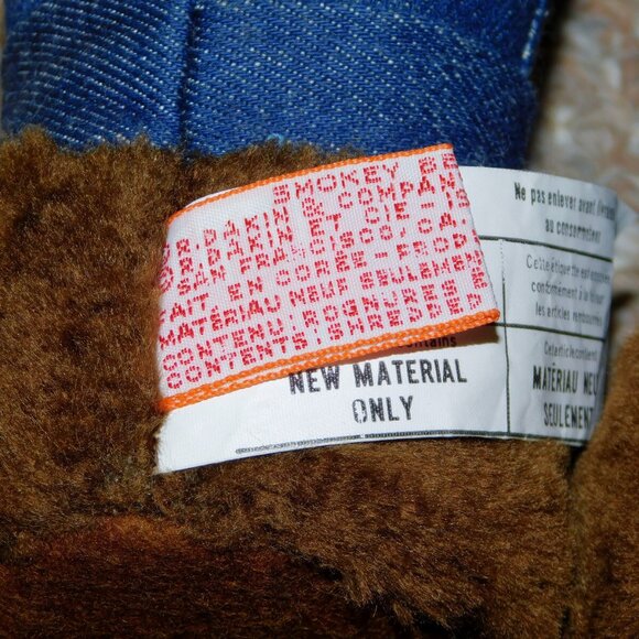 Vintage 1980 Dakin 13" Smokey Bear Plush Doll with Hat & Belt Buckle - Picture 6 of 12